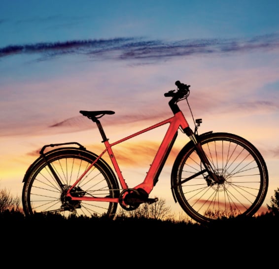 Elektryczny rower trekkingowy