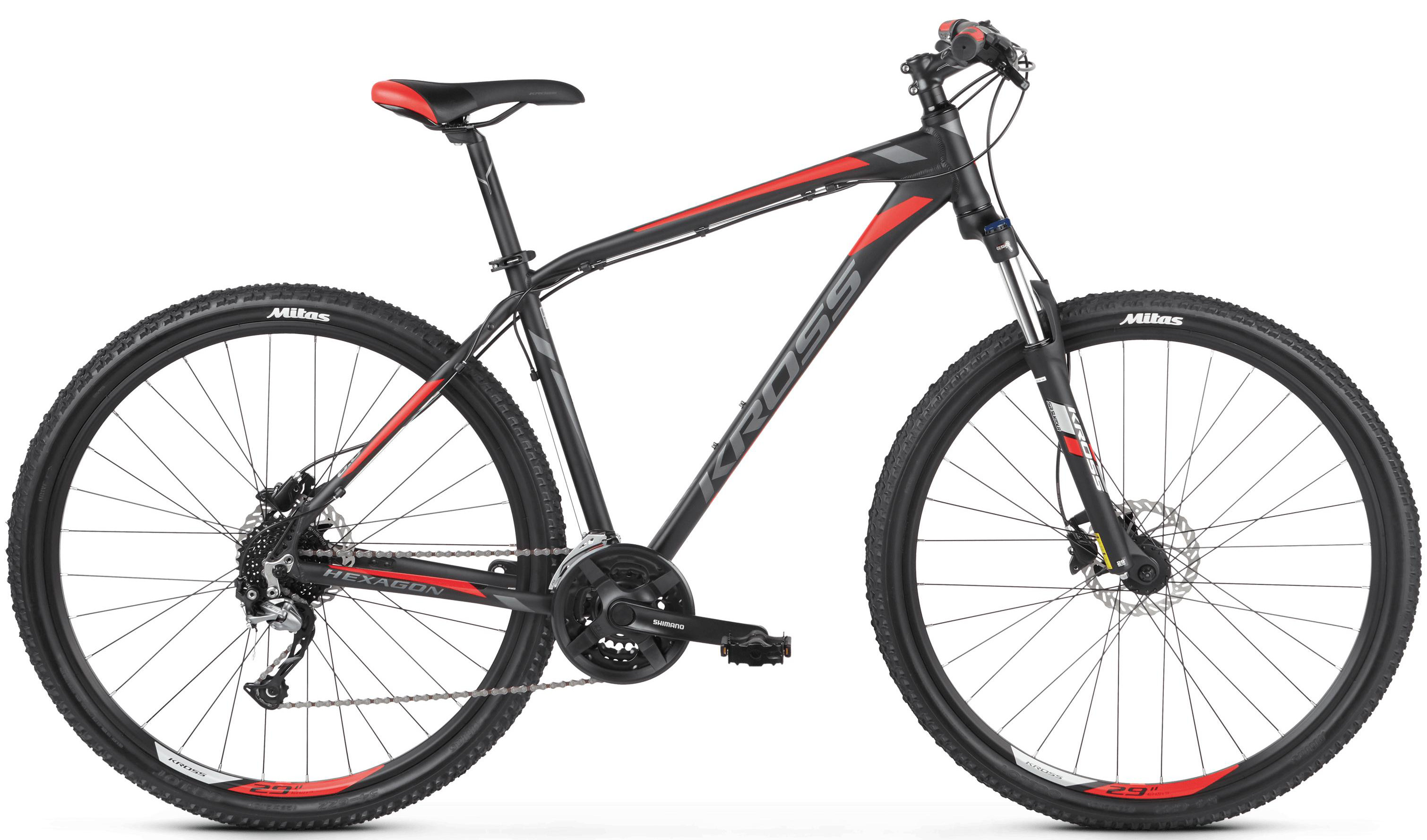 Kross Hexagon 6.0 2019 to rower MTB do 2500 zł, który zawiera hamulce tarczowe hydrauliczne.