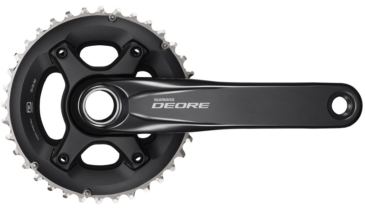 Mechanizm korbowy Shimano Deore pochodzi spod znaku grupy, którą często wybierają doświadczeni kolarze.