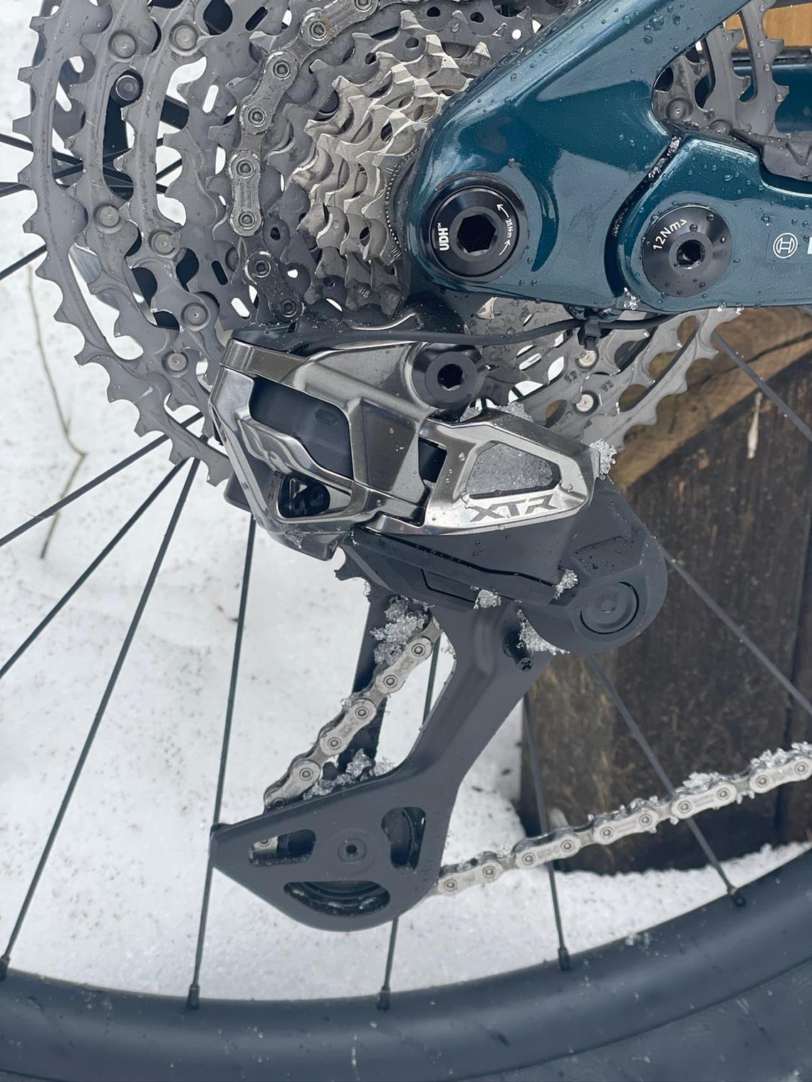 tylna przerzutka XTR.