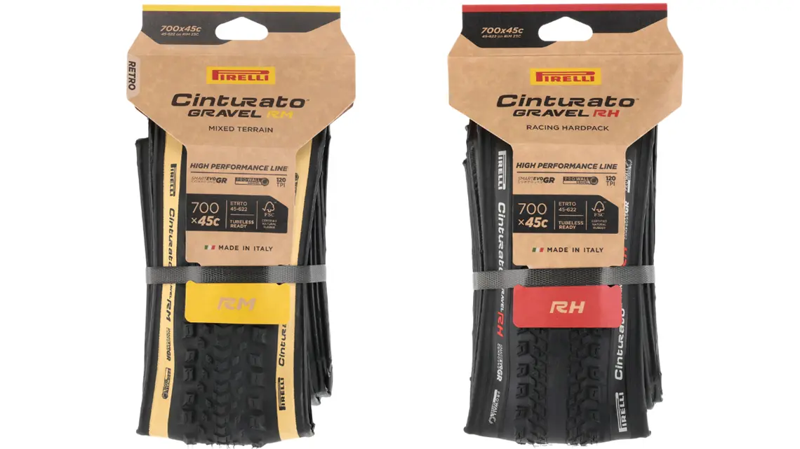 Opony Pirelli Cinturato Gravel RH i RM w opakowaniach