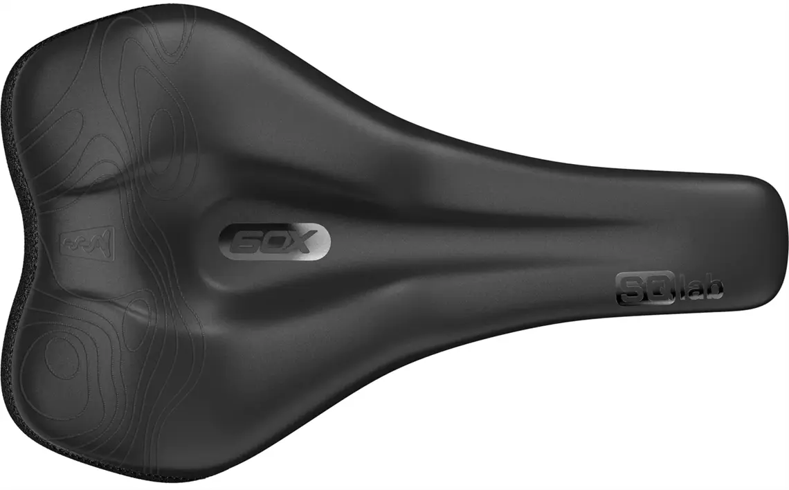 Widziane z góry siodełko SQLAB 6OX Ergowave® Active 2.2.