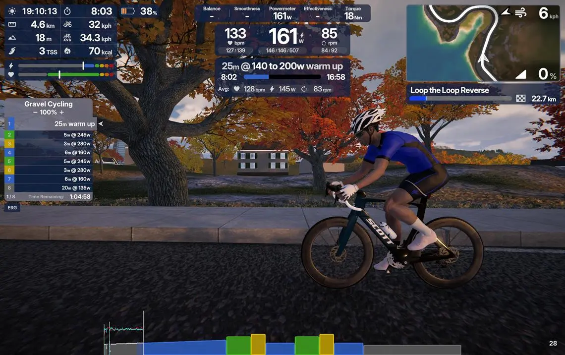 jazda w trainingpeaks virtual