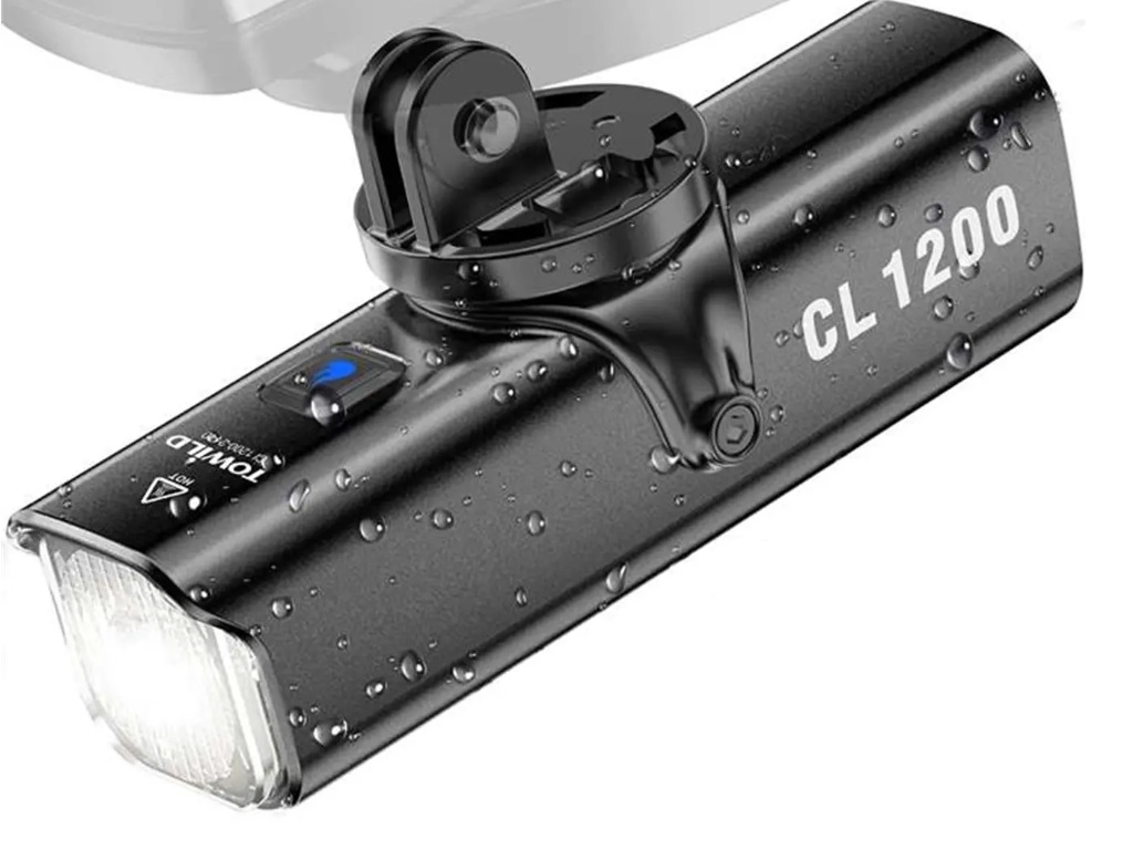 Zestaw lampek rowerowych TOWILD CL1200+TL03