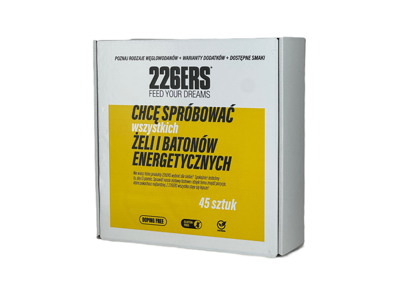 Zestaw testowy żeli i batonów energetycznych 226ERS Kompletny