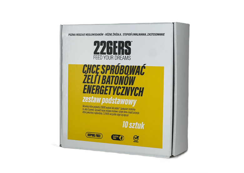Zestaw testowy żeli i batonów energetycznych 226ERS Podstawowy