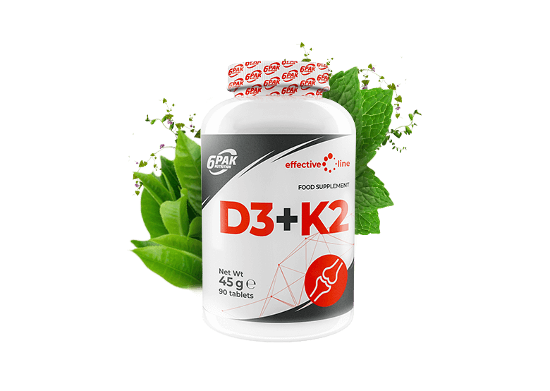 Witaminy 6PAK Nutrition D3 + K2