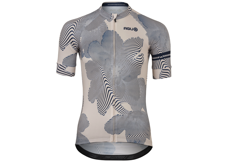 Koszulka kolarska damska AGU Striped Flower Jersey SS Essential
