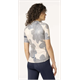 Koszulka kolarska damska AGU Striped Flower Jersey SS Essential