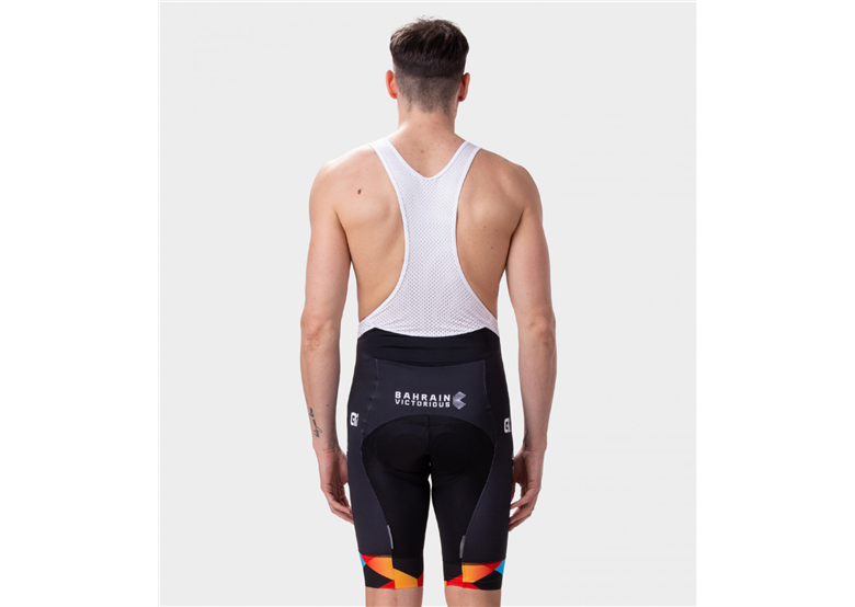 Spodenki rowerowe z wkładką ALE CYCLING Bahrain Victorious