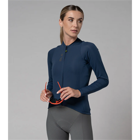 Koszulka damska z długim rękawem ALE CYCLING Color Block 