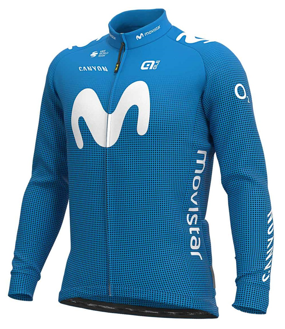 Bluza rowerowa ALE CYCLING Movistar Winter CentrumRowerowe.pl