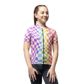 Koszulka kolarska dziecięca ALE CYCLING Multiverso 2.0