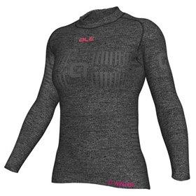Podkoszulek damski z długim rękawem ALE CYCLING Seamless Wool