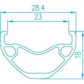 Obręcz ALEXRIMS MD23
