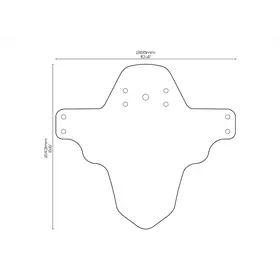 Błotnik MTB ALLMOUNTAINSTYLE Mud Guard