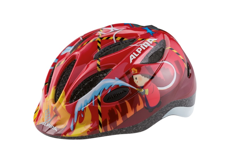 Kask rowerowy ALPINA Gamma 2.0 Red Fire Fighter