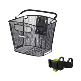 Kosz rowerowy na kierownicę BASIL Bold Front KF + KF Handlebar