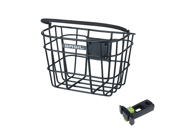 Kosz rowerowy na kierownicę BASIL Bremen Alu KF + KF Ahead Stem Holder