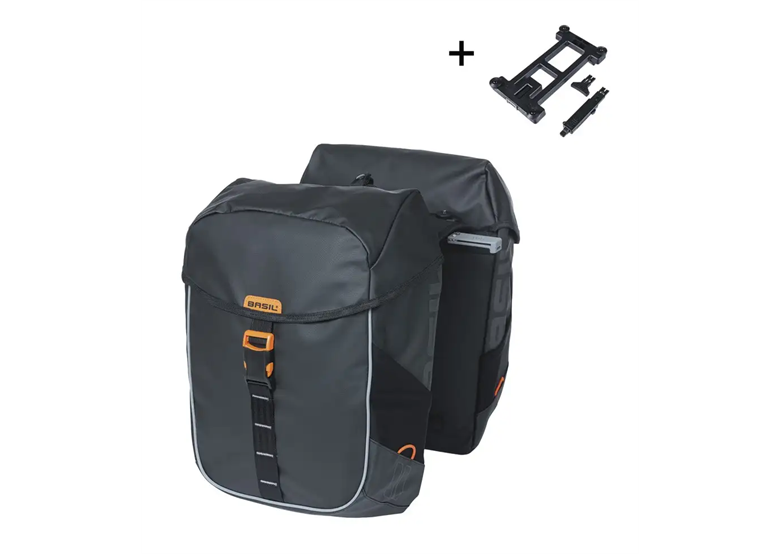 Sakwy BASIL Miles Tarpaulin + MIK