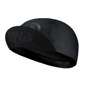 Czapka kolarska z daszkiem BELLO All Black