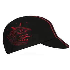 Czapka kolarska z daszkiem BELLO Demon inside