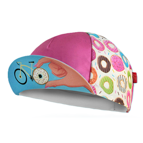 Czapka kolarska z daszkiem BELLO Donut Mess with my Ride 