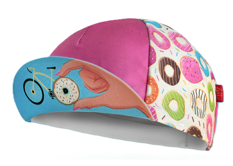 Czapka kolarska z daszkiem BELLO Donut Mess with my Ride 