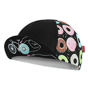 Czapka kolarska z daszkiem BELLO Donut Mess with my Ride 