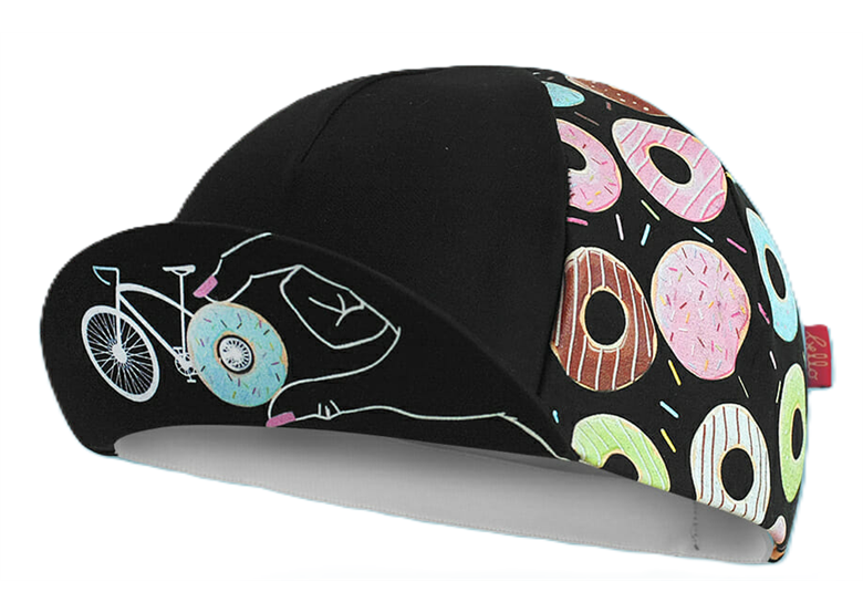 Czapka kolarska z daszkiem BELLO Donut Mess with my Ride 
