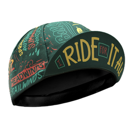 Czapka kolarska z daszkiem BELLO I Ride For It All