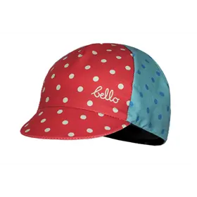Czapka kolarska z daszkiem BELLO Rebel Polka