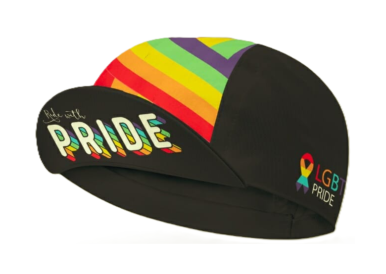 Czapka kolarska z daszkiem BELLO Ride With Pride