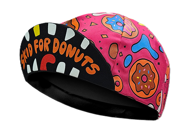 Czapka kolarska z daszkiem BELLO Skid for donuts
