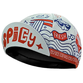 Czapka kolarska z daszkiem BELLO Spicy