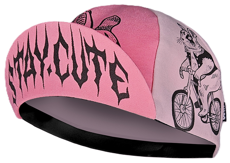 Czapka kolarska z daszkiem BELLO Stay cute