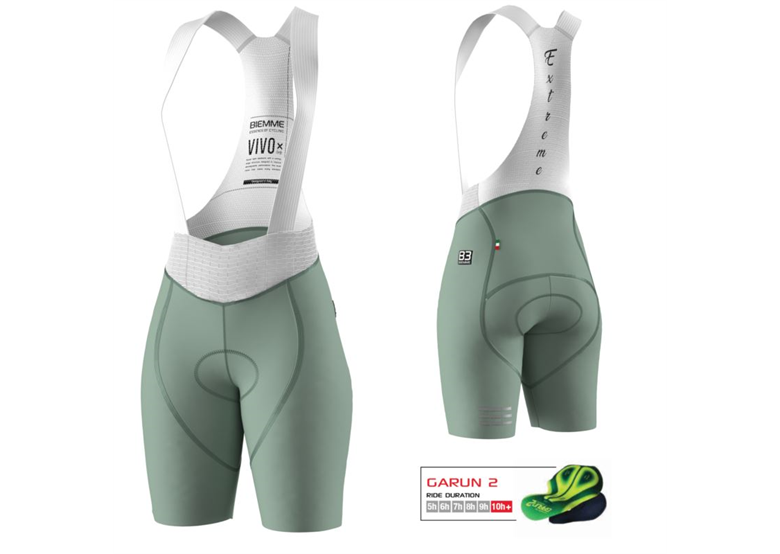Spodenki rowerowe damskie z wkładką BIEMME Vivo Extreme Lady 25