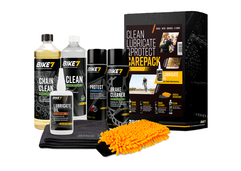 Zestaw do czyszczenia roweru BIKE7 Carepack Oil