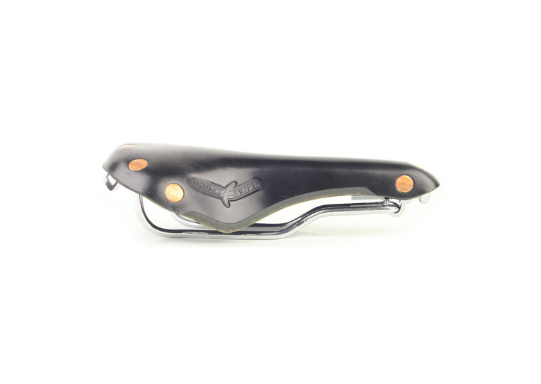 Selle Brooks Swift En Cuir Brun - Modèle Chromé Confort - Universelle Pour Vélo