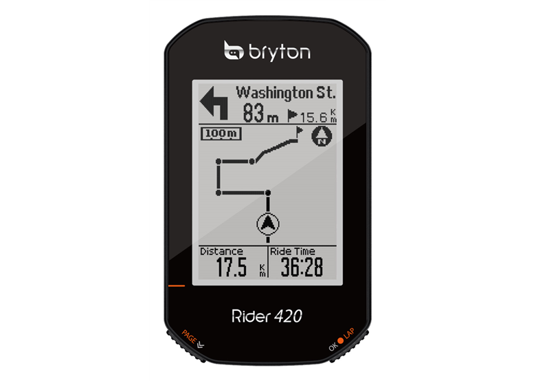 Nawigacja rowerowa BRYTON Rider 420T