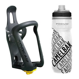 Bidon CAMELBAK Podium Chill + Koszyk na bidon TOPEAK Modula Cage EX