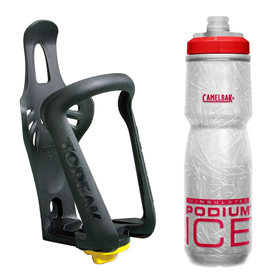 Bidon CAMELBAK Podium Ice + Koszyk na bidon TOPEAK Modula Cage EX