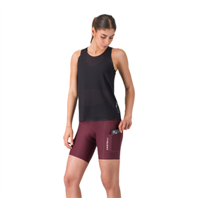 Spodenki rowerowe damskie z wkładką CASTELLI Comfort Travel