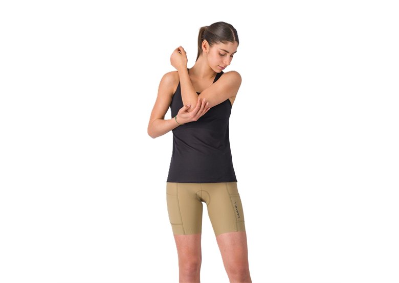 Spodenki rowerowe damskie z wkładką CASTELLI Comfort Travel