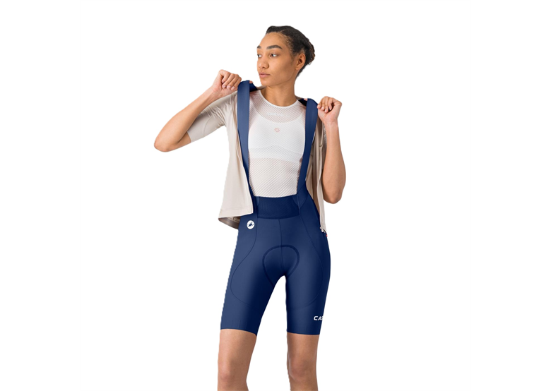 Spodenki rowerowe damskie z wkładką CASTELLI Espresso 2 W DT