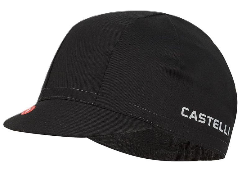 Czapka kolarska z daszkiem CASTELLI Logo