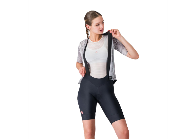 Spodenki rowerowe damskie z wkładką CASTELLI Prima 2 DT