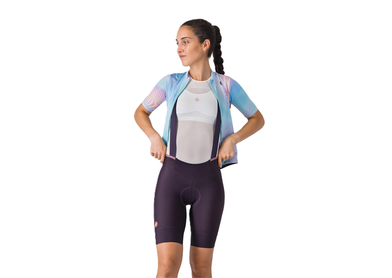 Spodenki rowerowe damskie z wkładką CASTELLI Prima 2 DT