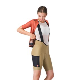 Spodenki rowerowe damskie z wkładką CASTELLI Unlimited Endurance W