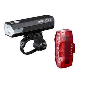 Zestaw lampek rowerowych CATEYE AMPP 900 / VIZ300